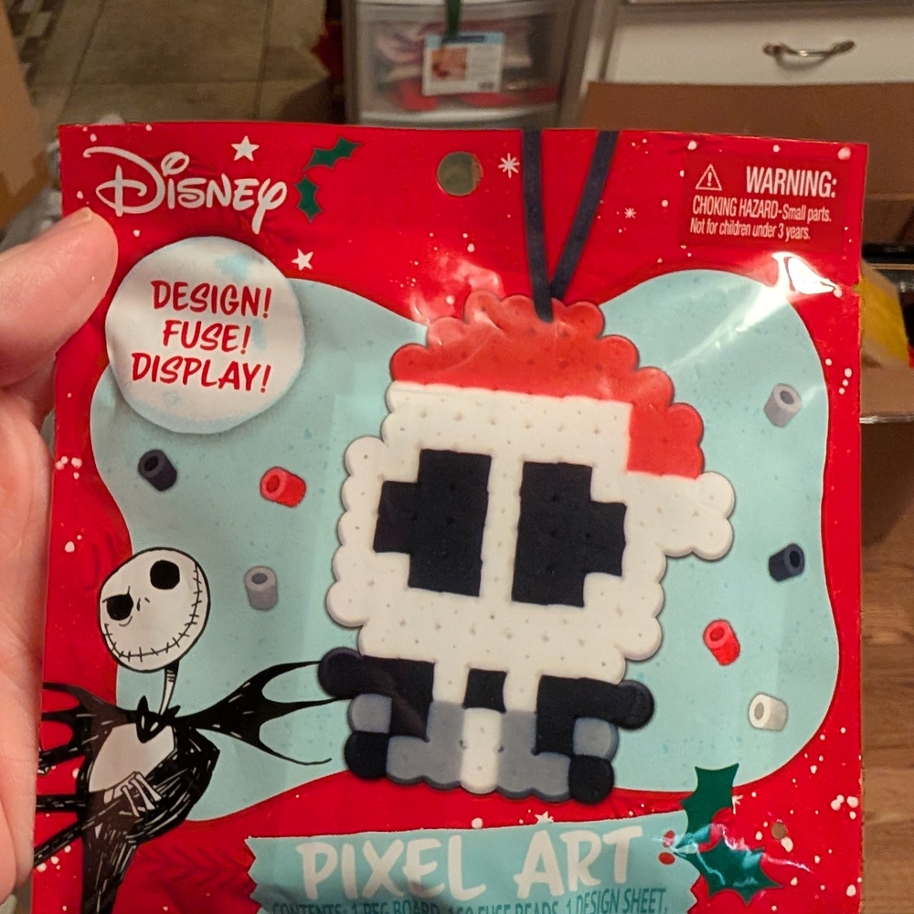 Disney Nightmare Before Christmas Pixel Art Kit Jack Skellington
